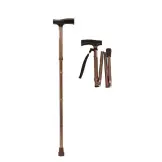 Bastone da passeggio pieghevole, alluminio, bronzo 83–93 cm | MOBIAK